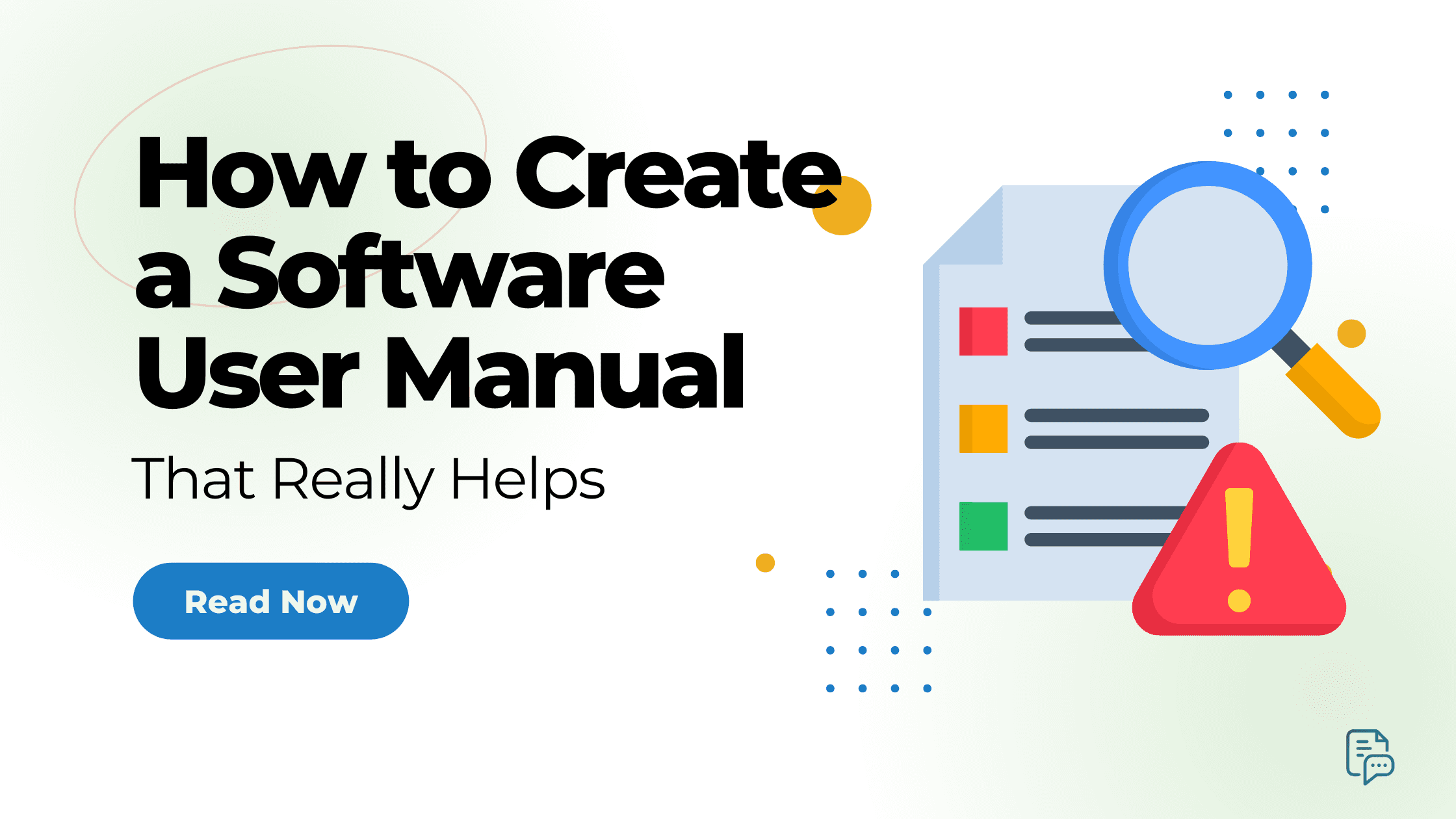 How to create a software user manual